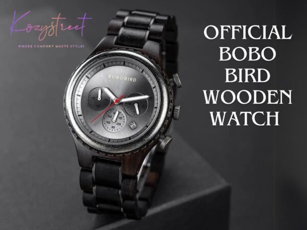 Personalized Wooden Watch for Husband - Engraved Anniversary Gift
