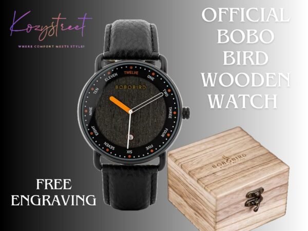 Personalized Wooden Watch for Groomsmen - Engraved Wedding Gift